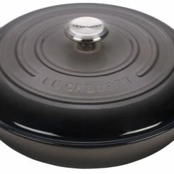 Le Creuset 3.5 Qt. Signature Enameled Cast Iron Braiser With Stainless Steel Knob | Oyster Grey