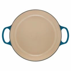 Le Creuset 5 Qt. Signature Braiser With Stainless Steel Knob | Deep Teal -Cuisinart Sales Shop ls2532 327dss 4