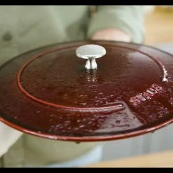 Staub Stackable Cocotte, Braiser, And Grill Pan With Lid | Grenadine -Cuisinart Sales Shop maxresdefault 148 21