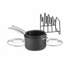 Cuisinart SmartNest Hard Anodized Saucepan Set | 5-Piece -Cuisinart Sales Shop n6119 5