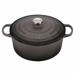 Le Creuset 10-Piece Signature Cookware Set With Stainless Steel Knobs | Oyster Grey -Cuisinart Sales Shop oyster fo