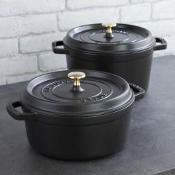 Staub 5 Qt Tall Cocotte | Black -Cuisinart Sales Shop qkd9aoe8