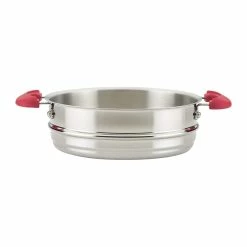 Rachael Ray 8-Piece Enameled Stacking Cookware Set | Red Shimmer -Cuisinart Sales Shop redshim7