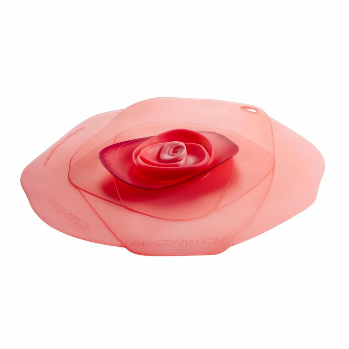 Charles Viancin Silicone Lid | 11" Rose (Candy Pink) 3 Charles Viancin Silicone Lid | 11" Rose (Candy Pink)