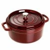 Staub 9 Qt. Round Cocotte/Dutch Oven | Multiple Colors Available 2 Staub 9 Qt. Round Cocotte/Dutch Oven | Multiple Colors Available -Cuisinart Sales Shop round cocotte 9qt grenadine 9 1