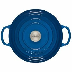 Le Creuset 3.5 Qt. Round Signature Dutch Oven With Stainless Steel Knob | Marseille Blue 10 Le Creuset 3.5 Qt. Round Signature Dutch Oven With Stainless Steel Knob | Marseille Blue -Cuisinart Sales Shop rs11193 ls2501 2259ss 3 1