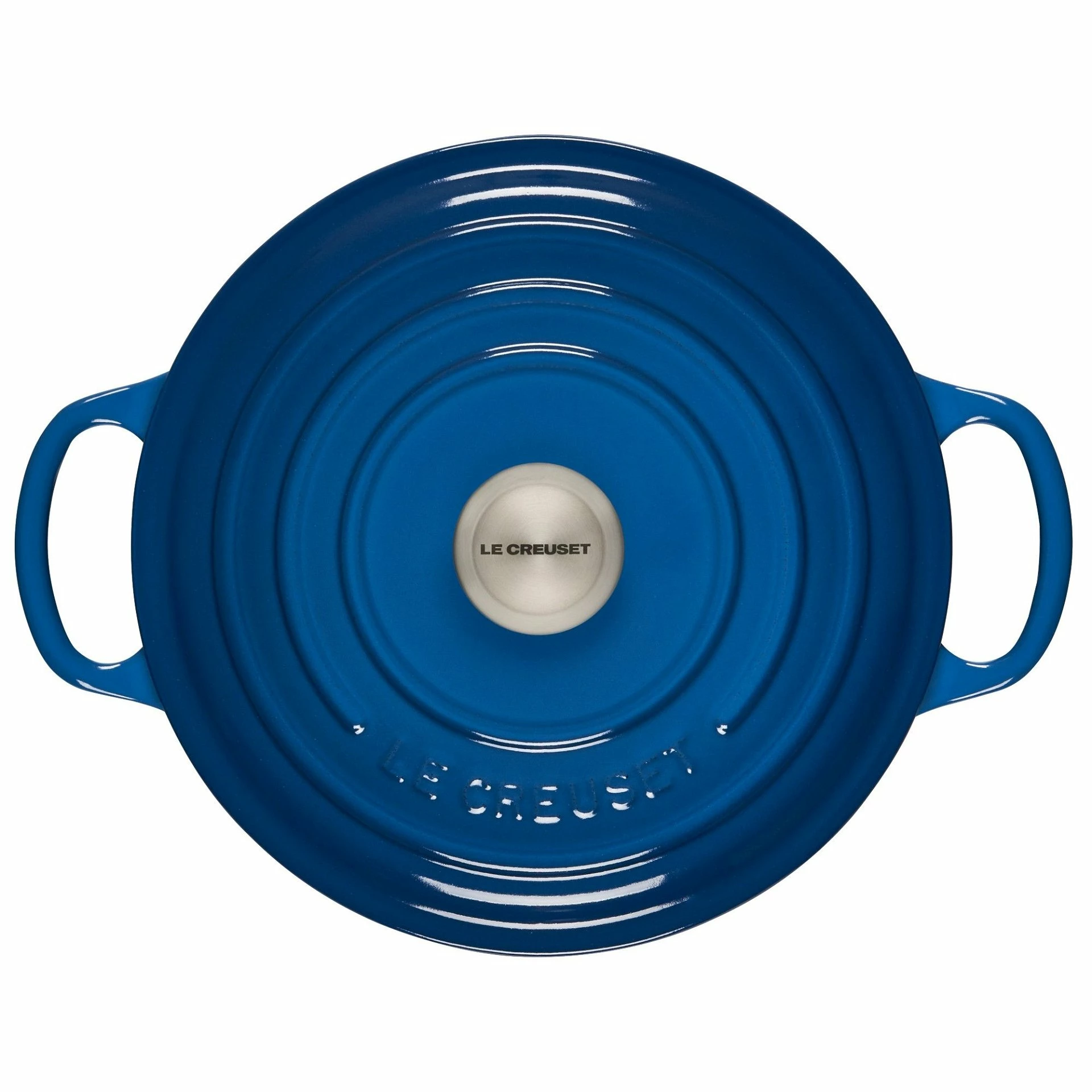 Le Creuset 3.5 Qt. Round Signature Dutch Oven With Stainless Steel Knob | Marseille Blue 5 Le Creuset 3.5 Qt. Round Signature Dutch Oven With Stainless Steel Knob | Marseille Blue - Image 3