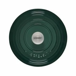Le Creuset 5.5 Qt. Round Signature Dutch Oven With Stainless Steel Knob | Artichaut -Cuisinart Sales Shop rs11295 ls2501 26795ss lid