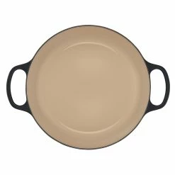 Le Creuset 3.5 Qt. Signature Enameled Cast Iron Braiser With Stainless Steel Knob | Licorice -Cuisinart Sales Shop rs11711 ls2532 3020ss 4 lpr