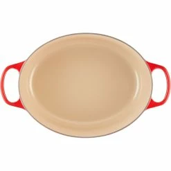 Le Creuset 9.5 Qt. Oval Signature Dutch Oven With Stainless Steel Knob | Cerise/Cherry Red -Cuisinart Sales Shop rs11963 lc 20191107 fr ps 00005 s