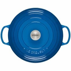 Le Creuset 9 Qt. Round Signature Dutch Oven With Stainless Steel Knob | Marseille Blue 11 Le Creuset 9 Qt. Round Signature Dutch Oven With Stainless Steel Knob | Marseille Blue -Cuisinart Sales Shop rs12412 ls2501 3059ss 3