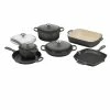Le Creuset 10-Piece Signature Cookware Set With Stainless Steel Knobs | Oyster Grey -Cuisinart Sales Shop rs15042 rs14038 ms2110 59ss oyster recolor