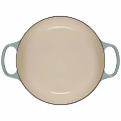 Le Creuset 5.5 Qt. Round Signature Dutch Oven With Stainless Steel Knob | Sea Salt -Cuisinart Sales Shop rs17062 ls2501 26717ss 4