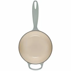 Le Creuset 2.25 Qt. Signature Enameled Cast Iron Saucepan With Stainless Steel Knob | Sea Salt -Cuisinart Sales Shop rs17077 ls2518 18717ss 34