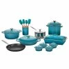 Le Creuset 20-Piece Mixed Material Cookware Set| Caribbean Blue -Cuisinart Sales Shop rs17183 ms2220 17 lpr