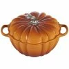 Le Creuset 4 Qt. Pumpkin Cocotte | Persimmon -Cuisinart Sales Shop rs17338 220714 lcp1983