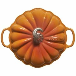 Le Creuset 4 Qt. Pumpkin Cocotte | Persimmon -Cuisinart Sales Shop rs17340 220714 lcp2197