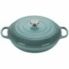 Le Creuset 5 Qt. Signature Enameled Cast Iron Braiser With Stainless Steel Knob | Sea Salt 2 Le Creuset 5 Qt. Signature Enameled Cast Iron Braiser With Stainless Steel Knob | Sea Salt -Cuisinart Sales Shop rs17354 rs12501 ls2532 32717ss p lpr