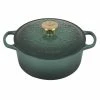 Le Creuset 4.5 Qt. Signature Dutch Oven | Noel (Artichaut) -Cuisinart Sales Shop rs17391 tree embossed rdo artichaut copy