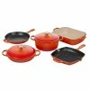 Le Creuset 7-Piece Signature Cookware Set | Flame Orange 1 Le Creuset 7-Piece Signature Cookware Set | Flame Orange -Cuisinart Sales Shop rs18019 sevenpiece flame lpr