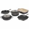Le Creuset 7-Piece Signature Cookware Set | Oyster Grey -Cuisinart Sales Shop rs18087 7piece oyster lpr