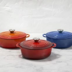 Le Creuset 2.75 Qt. Shallow Round Dutch Oven | Flame -Cuisinart Sales Shop rs18591 2.75 ovens 1
