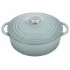 Le Creuset 2.75 Qt. Shallow Round Dutch Oven | Sea Salt 2 Le Creuset 2.75 Qt. Shallow Round Dutch Oven | Sea Salt -Cuisinart Sales Shop rs18938 l2545 22717ss