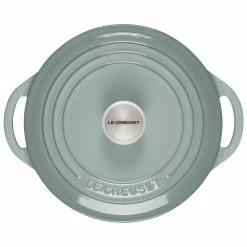 Le Creuset 2.75 Qt. Shallow Round Dutch Oven | Sea Salt -Cuisinart Sales Shop rs18940 l2545 22717ss 3