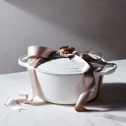 Le Creuset 3.5 Qt. Round Signature Dutch Oven With Stainless Steel Knob | White 7 Le Creuset 3.5 Qt. Round Signature Dutch Oven With Stainless Steel Knob | White -Cuisinart Sales Shop rs9417 fall shoot wedding gift rdo lpr