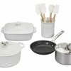 Le Creuset 12-Piece Mixed Material Set | White -Cuisinart Sales Shop rs9692 12piece white 1