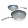 Chantal Set Of 2 Ceramic Coated Fry Pans | 8" & 10" 1 Chantal Set Of 2 Ceramic Coated Fry Pans | 8" & 10" -Cuisinart Sales Shop slin 2024c chantal set of 2 ceramic coated fry pans