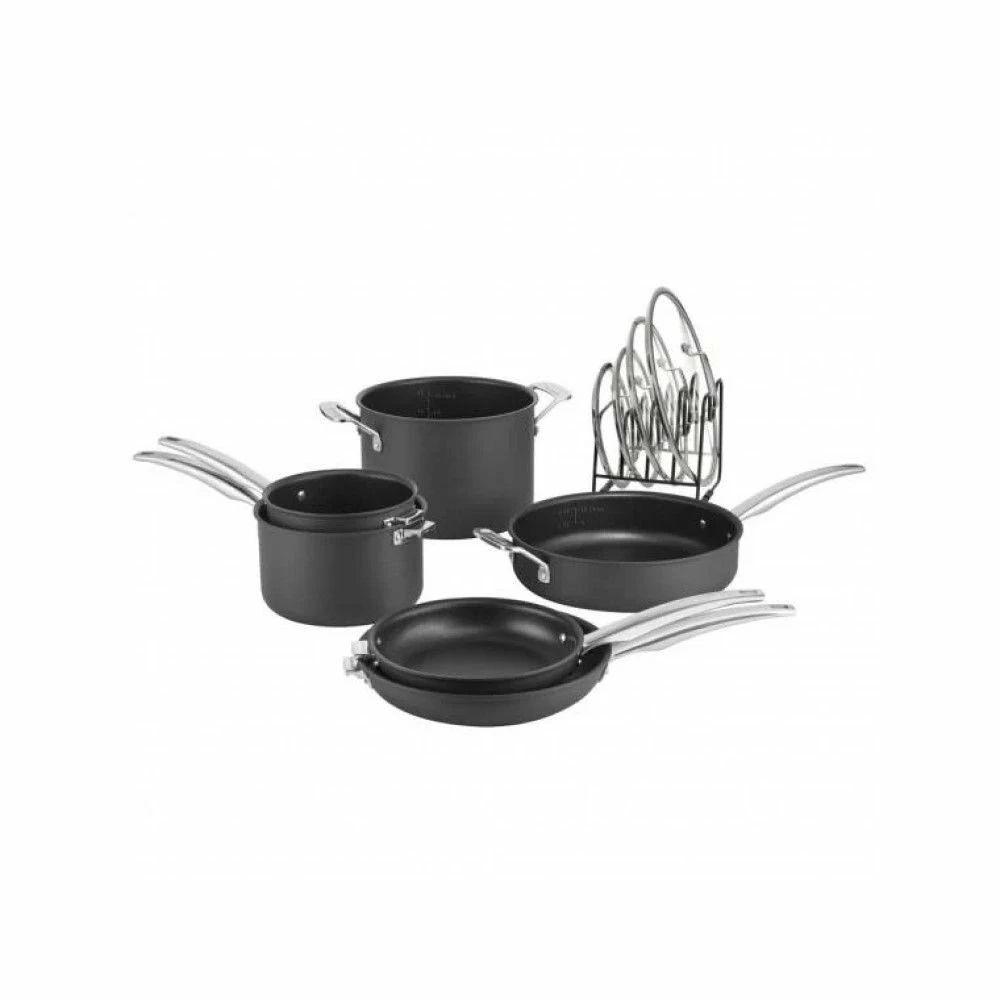 Cuisinart SmartNest Hard Anodized Cookware Set | 11-Piece 3 Cuisinart SmartNest Hard Anodized Cookware Set | 11-Piece