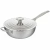 Le Creuset 3.5 Qt. Nonstick Saucier Pan | Stainless Steel -Cuisinart Sales Shop ssp6300 24