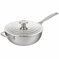 Le Creuset 3.5 Qt. Nonstick Saucier Pan | Stainless Steel