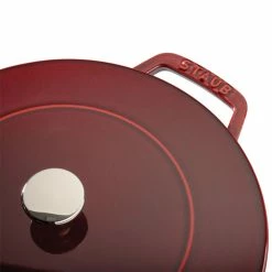 Staub 3.75 Qt. Essential French Oven | Grenadine -Cuisinart Sales Shop staub cast iron 4 qt essential f 5 1