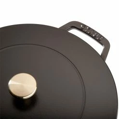 Staub 3.75 Qt. Essential French Oven | Matte Black -Cuisinart Sales Shop staub cast iron 4 qt essential f 5 3