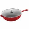 Staub 2.9 Qt Cast Iron Daily Pan | Cherry -Cuisinart Sales Shop staub iron