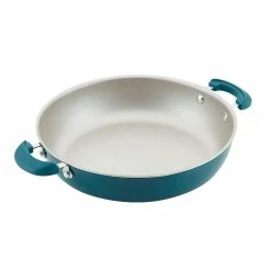 Rachael Ray 8-Piece Enameled Stacking Cookware Set | Teal Shimmer -Cuisinart Sales Shop teal4