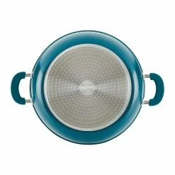 Rachael Ray 8-Piece Enameled Stacking Cookware Set | Teal Shimmer -Cuisinart Sales Shop teal7