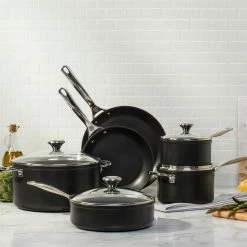 Le Creuset 10-Piece Cookware Set | Toughened Nonstick Pro -Cuisinart Sales Shop tnsp0010f