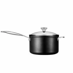Le Creuset 4 Qt. Saucepan With Glass Lid | Toughened Nonstick Pro -Cuisinart Sales Shop tnsp1200 20a