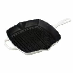 Le Creuset 10-Piece Signature Cookware Set With Stainless Steel Knobs | White -Cuisinart Sales Shop white grill